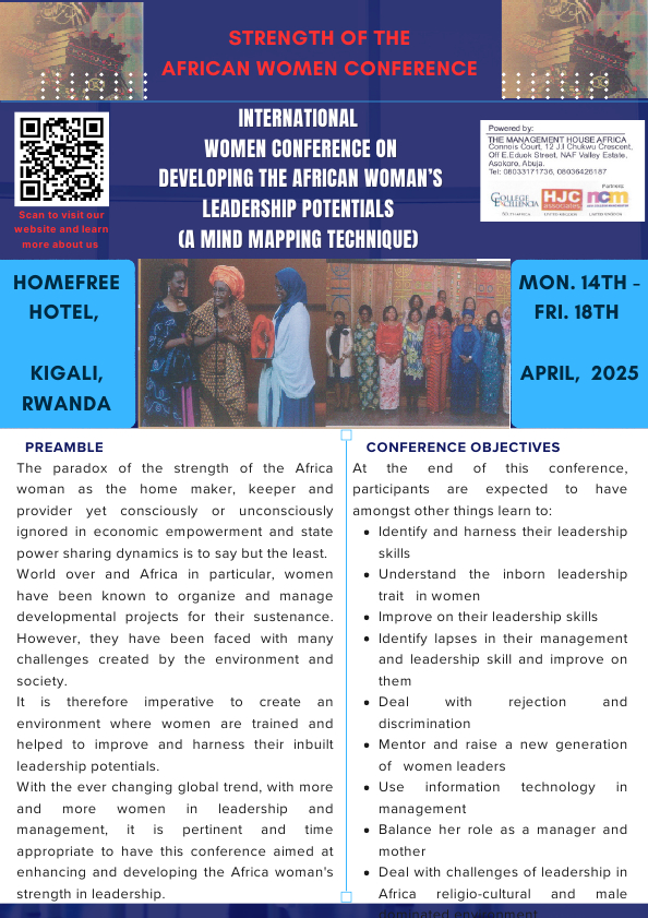 International Women Conference April 14-18 2025